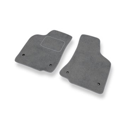 Tapetes de veludo para carros Volkswagen Polo III Classic, Hatchback, Variant (1994-2001) - Tapetes para carros cinza