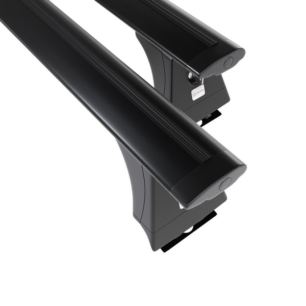 Suporte de tejadilho compatível com Fiat Ducato Van (1996-2005) - bagageiro preto - mala de teto - rack de barras - pontos de montagem - Alumínio