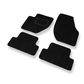Tapetes de veludo para carros Volvo V40 II Hatchback (2012-2019) - Tapetes para 
