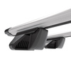 Suporte de tejadilho compatível com Mercedes-Benz Vito W639 Van (2004-2014) - bagageiro prata - mala de teto - rack de barras - barras - Alumínio