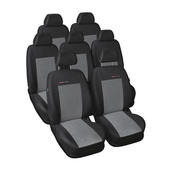Conjunto de capas para bancos de carro Seat Alhambra II Van (2010-2020) com asse