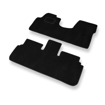 Tapetes de veludo para carros Peugeot 806 I (1994-2000) - Tapetes para carros preta