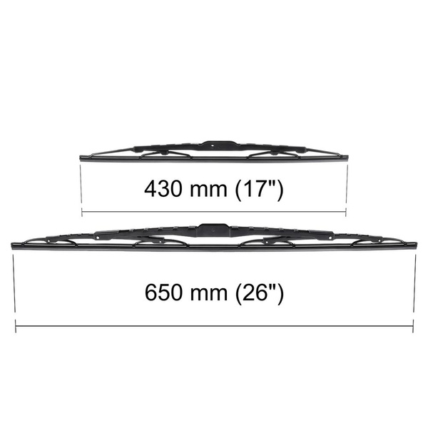 Escovas limpa-vidros para pára-brisas para Honda CR-V III SUV (01.2007-11.2012) - standard