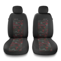 Capas de carro universais para Dacia Sandero I, II (2008-2019) - vermelho