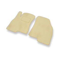 Tapetes de veludo para carros Kia Optima I Sedan (2000-2005) - Tapetes para carros bege