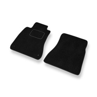 Tapetes de veludo para carros Lexus IS II XE20 (2005-2012) - Tapetes para carros preta