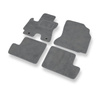 Tapetes de veludo para carros Toyota RAV4 II SUV (2000-2005) - Tapetes para carros cinza