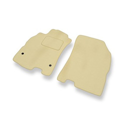 Tapetes de veludo para carros Renault Fluence Sedan (2009-2016) - Tapetes para carros bege