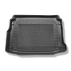 Tapete para a bagageira projetado para Peugeot 308 II Hatchback (08.2013-11.2021) - parte superior do porta-malas (soleira plana); com compartimento direito ; com roda sobressalente completa