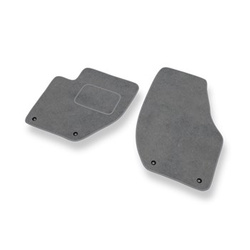 Tapetes de veludo para carros Volvo V40 II Hatchback (2012-2019) - Tapetes para carros cinza