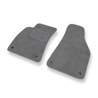 Tapetes de veludo para carros Audi A4 II B6 (2000-2005) - Tapetes para carros cinza