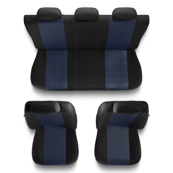 Capas de carro universais para Jeep Renegade (2014-....) - azul