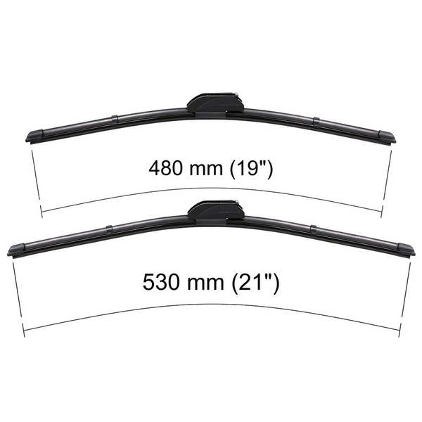 Escovas limpa-vidros para pára-brisas para Alfa Romeo 146 Hatchback (04.1997-12.2000) - planas