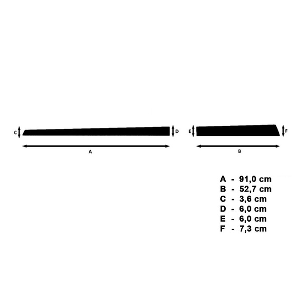 Fitas laterais compatíveis com Suzuki Ignis SUV (2017-....)