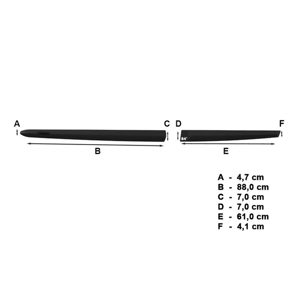 Fitas laterais compatíveis com Mazda 3 Hatchback (2008-2013)
