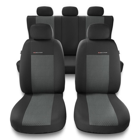 Capas de carro universais para Audi A2 (1999-2005) - Tipo 2 (cinza)