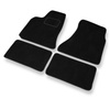 Tapetes de veludo para carros Chrysler 300C I Sedan, Touring (2005-2010) - Tapetes para carros preta