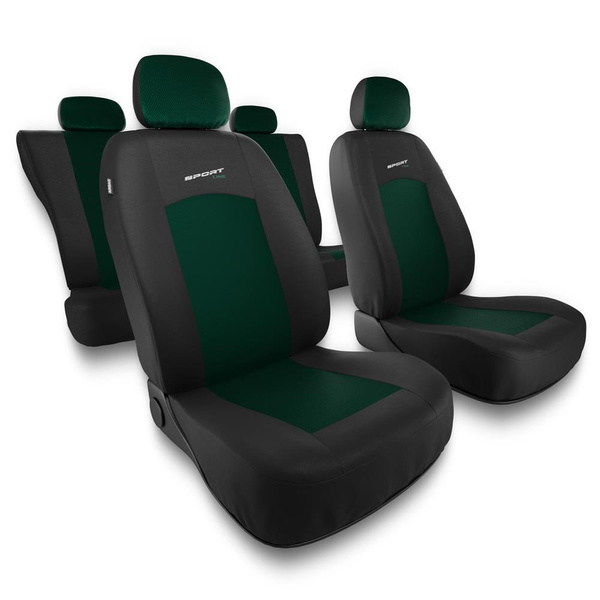 Capas de carro universais para Seat Cordoba I, II (1993-2009) - verde