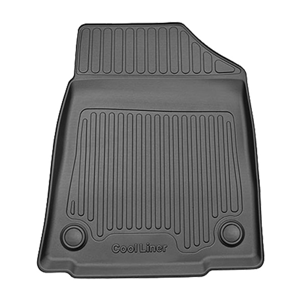 Conjunto de tapetes de bagageira e tapetes de carro feitos sob medida para Hyundai Kauai II SUV (04.2023-....) - parte superior do porta-malas; base móvel na posição mais alta; com e sem subwoofer
