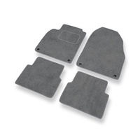 Tapetes de veludo para carros Saab 9-3 II (2002-2012) - Tapetes para carros cinza