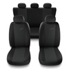 Capas de carro universais para Dacia Lodgy (2012-2019) - cinza escuro