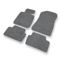 Tapetes de veludo para carros BMW Série 1 E81/E87 (2004-2013) - Tapetes para carros cinza