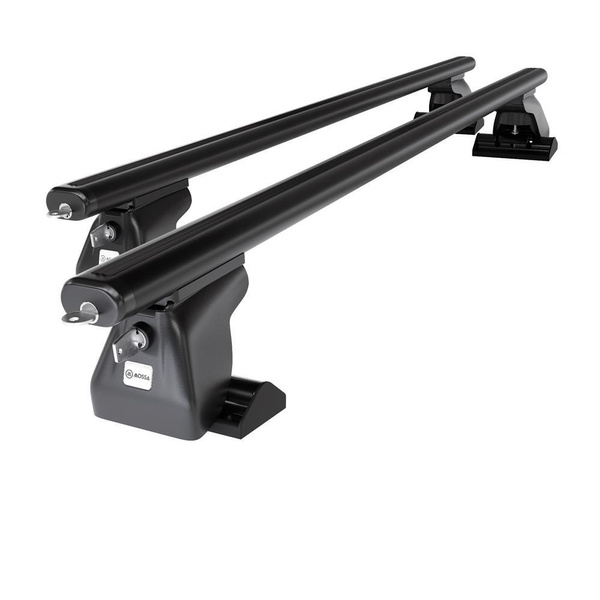 Suporte de tejadilho compatível com Citroen Xantia Combo (1996-2001) - bagageiro preto - mala de teto - rack de barras - Perfil T - Alumínio