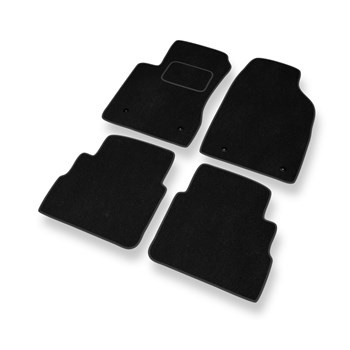 Tapetes de veludo para carros Opel Signum (2003-2008) - Tapetes para carros preta