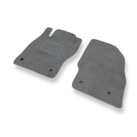 Tapetes de veludo para carros Opel Corsa E (2014-2019) - Tapetes para carros cinza