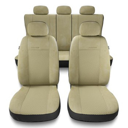 Capas de carro universais para Volkswagen Vento (1991-1998) - bege