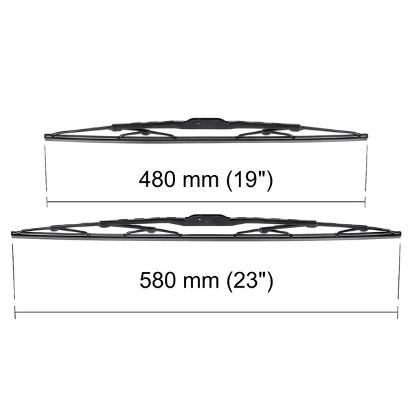 Escovas limpa-vidros para pára-brisas para Fiat Marea Sedan, Weekend (10.1996-12.2002) - standard