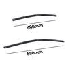 Escovas limpa-vidros para pára-brisas para Ford Mondeo IV Hatchback, Combo, Sedan (02.2007-12.2014) - planas