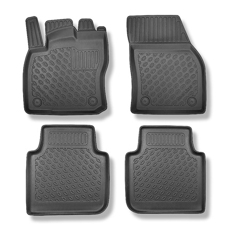 Tapetes TPE para Skoda Kodiaq SUV (12.2015-10.2022) - 5 ou 7 lugares; sem terceira fileira