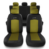 Capas de carro universais para Dacia Dokker (2012-2019) - amarelo