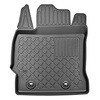 Conjunto de tapetes de bagageira e tapetes de carro feitos sob medida para Toyota Auris II Touring Sports (07.2013-12.2018) - parte inferior do porta-malas; sem base dupla no porta-malas; também com tração híbrida