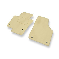 Tapetes de veludo para carros Volkswagen Tiguan SUV (2007-2016) - Tapetes para carros bege