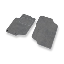 Tapetes de veludo para carros Peugeot 207 (2006-2012) - Tapetes para carros cinza