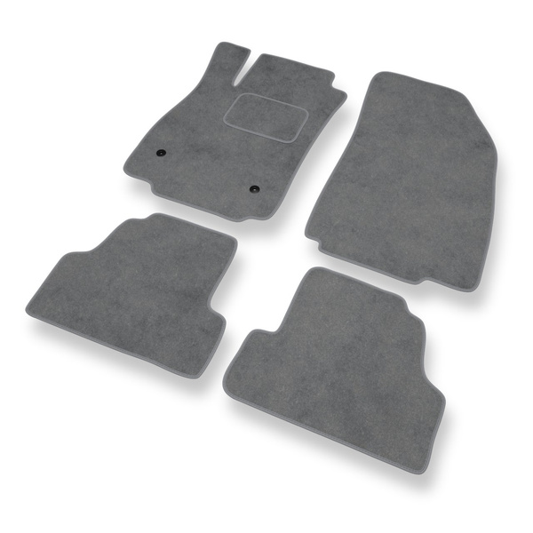 Tapetes de veludo para carros Chevrolet Trax Crossover (2012-2017) - Tapetes para carros cinza