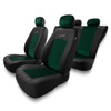 Capas de carro universais para Mercedes-Benz Classe C W202, W203, W204, W205, W206 (1993-....) - verde