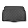 Tapete para a bagageira projetado para Volkswagen Golf VIII Hatchback (12.2019-....) - parte inferior do porta-malas; base móvel na posição mais baixa; com roda sobressalente provisória ou conjunto de reparação