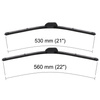Escovas limpa-vidros para pára-brisas para Jeep Grand Cherokee IV SUV (09.2010-2021) - planas