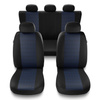 Capas de carro universais para Volkswagen Passat B4, B5, B6, B7, B8, B9 (1993-....) - azul