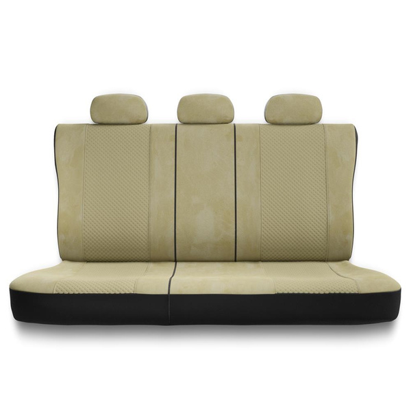 Capas de carro universais para Mitsubishi Outlander I, II, III (2001-2022) - bege