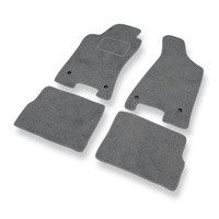 Tapetes de veludo para carros Audi 80 IV B4 (1991-1996) - Tapetes para carros cinza