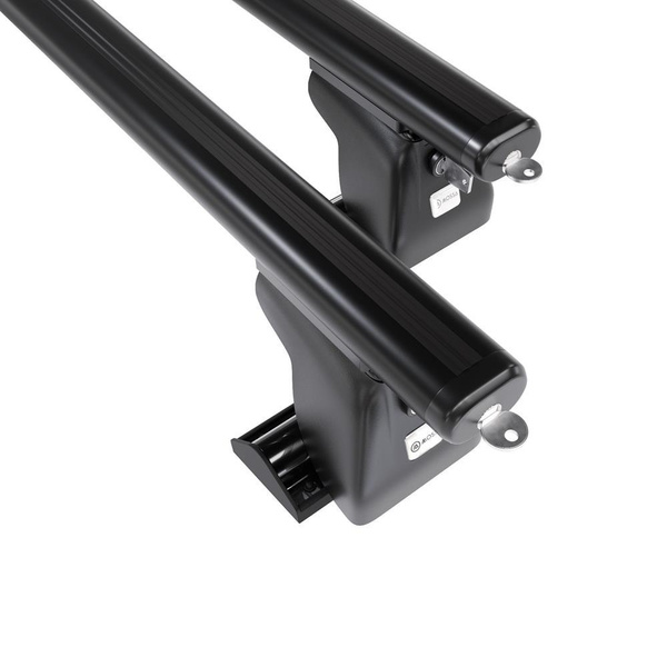 Suporte de tejadilho compatível com Citroen C8 Minivan (2002-2010) - bagageiro preto - mala de teto - rack de barras - Perfil T - Alumínio