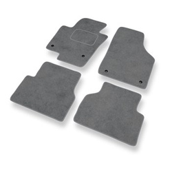 Tapetes de veludo para carros Volkswagen Tiguan SUV (2007-2016) - Tapetes para carros cinza