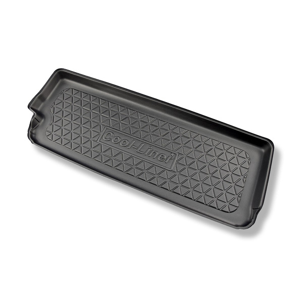 Tapete para a bagageira projetado para Tesla Model X SUV (10.2016-12.2020) - 6/7 lugares; para o espaço atrás da terceira fileira de assentos