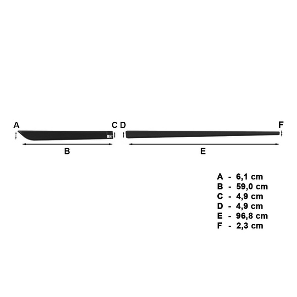 Fitas laterais compatíveis com Hyundai i20 FL Hatchback (5 portas) - (2012-2014)