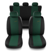 Capas de carro universais para Nissan Micra K11, K12, K13, K14 (1992-2019) - verde