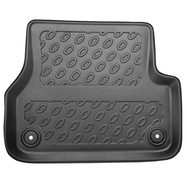 Conjunto de tapetes de bagageira e tapetes de carro feitos sob medida para Audi A6 C7 Avant (09.2011-08.2018) - modelos com um sistema de trilhos de fixação no rack; também para a versão Quattro